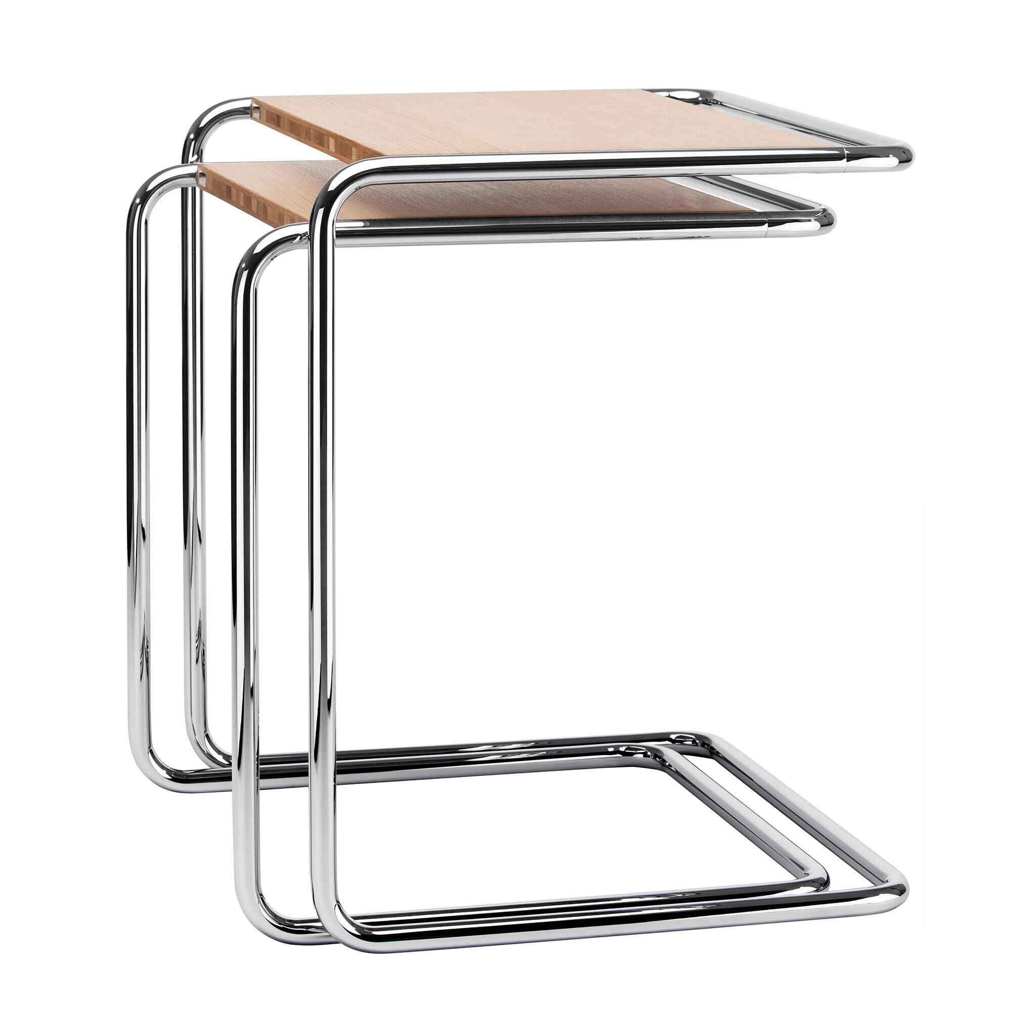 B 97 Pure Materials Side Table Set of 2 Oak