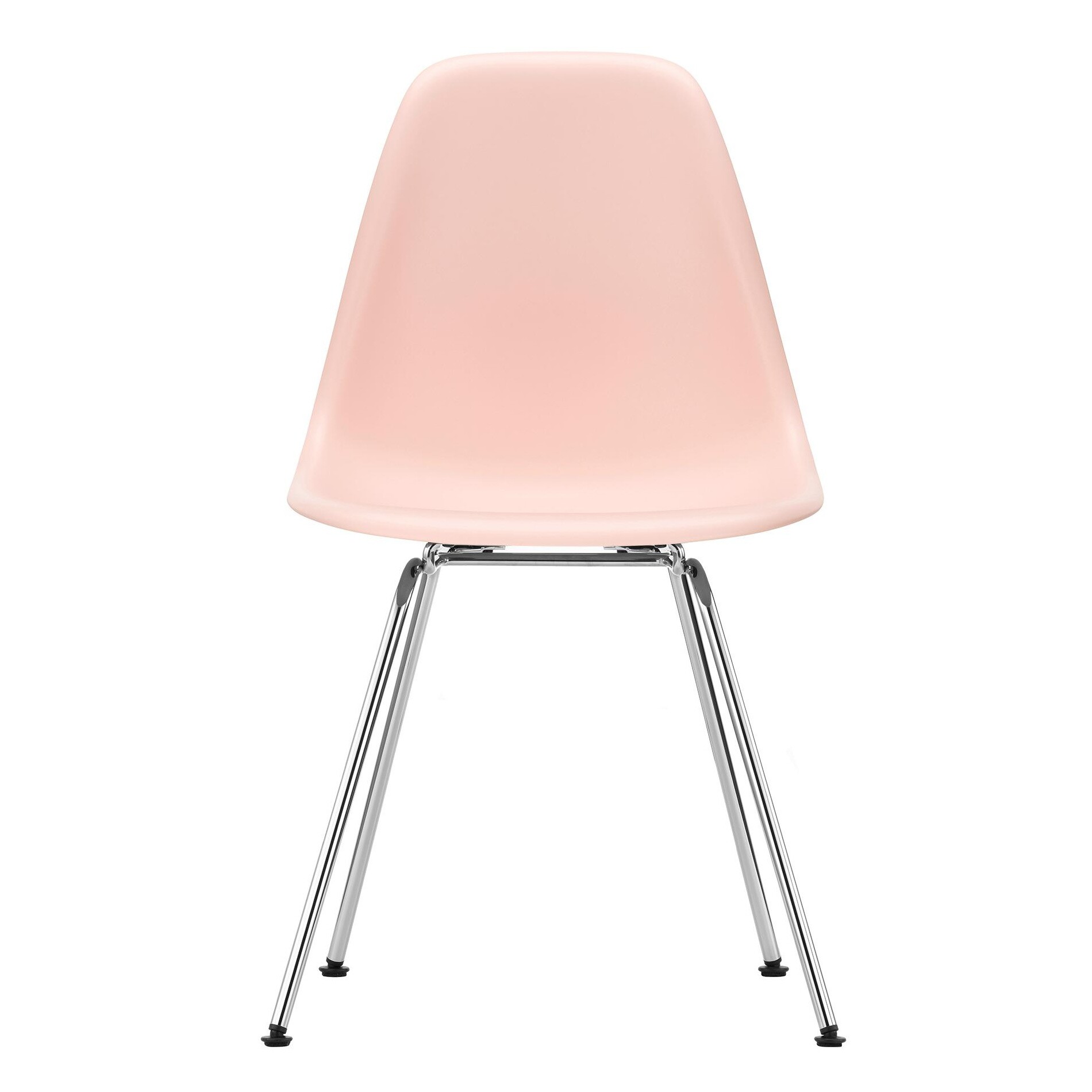 Eames Plastic Side Chair DSX RE Chromed Base