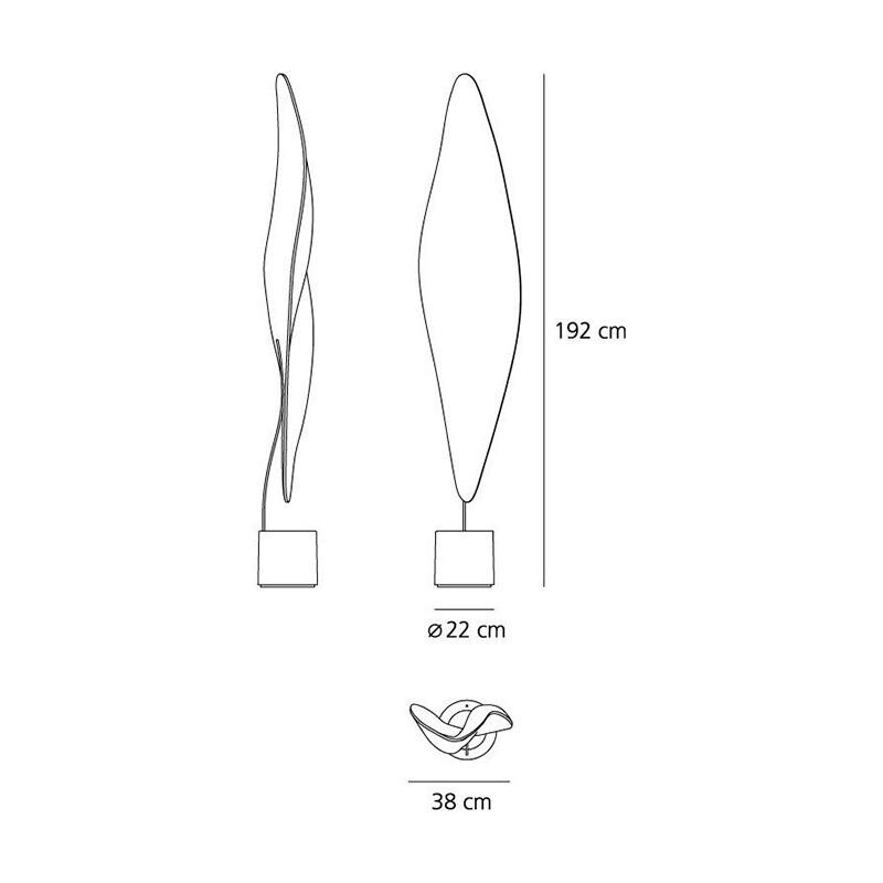 Cosmic Leaf Terra Floor Lamp