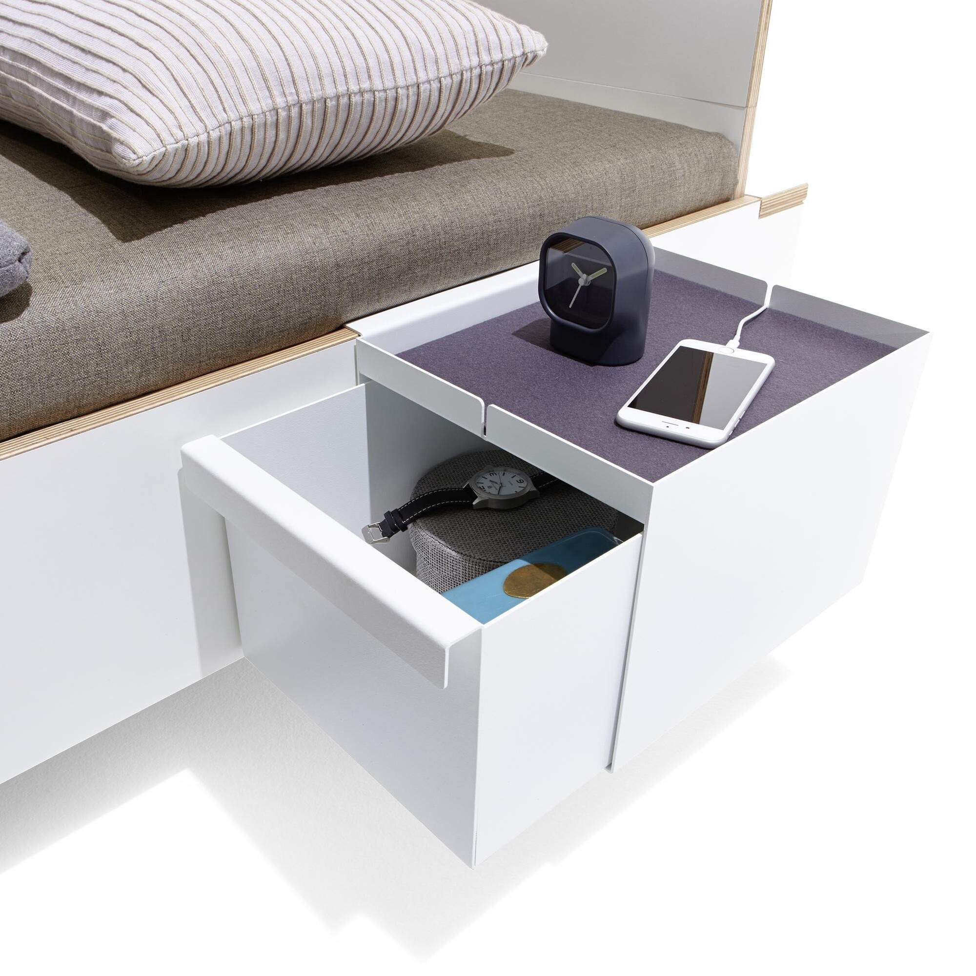 Flai Double Bed Comfort Height 180x200cm