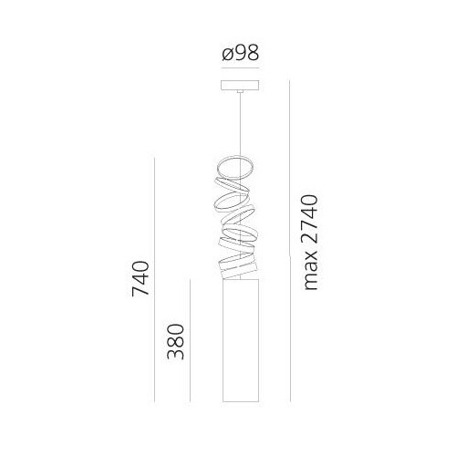 Decomposé Light Sospensione Suspension Lamp