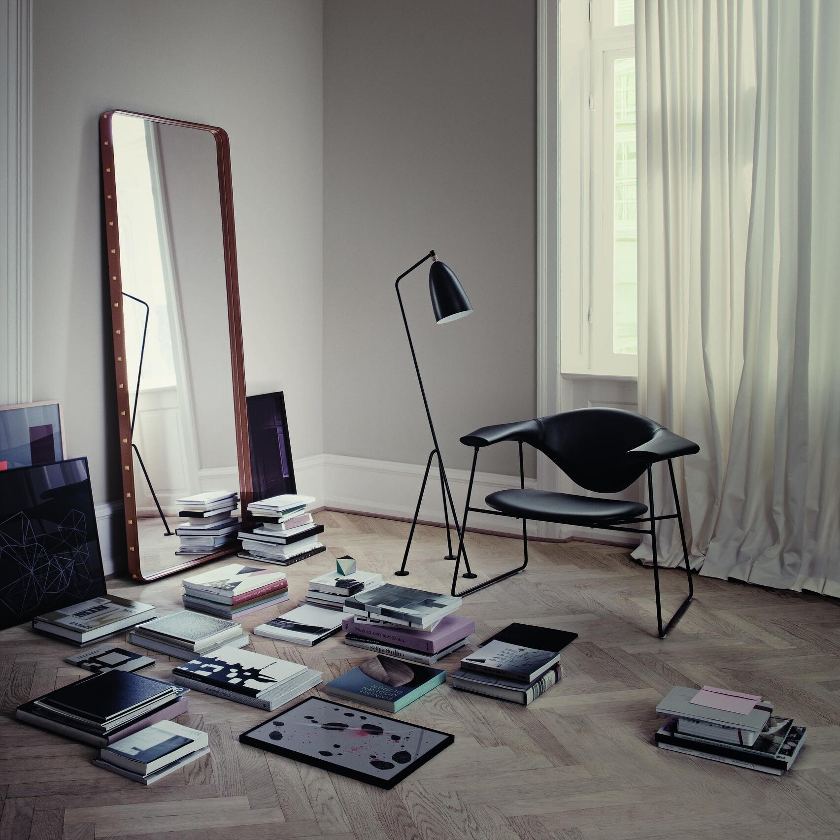 Adnet Mirror Rectangular L