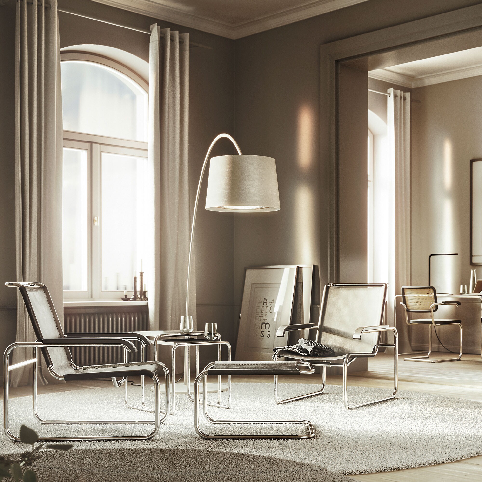 B 9 Side Table Top Lacquer