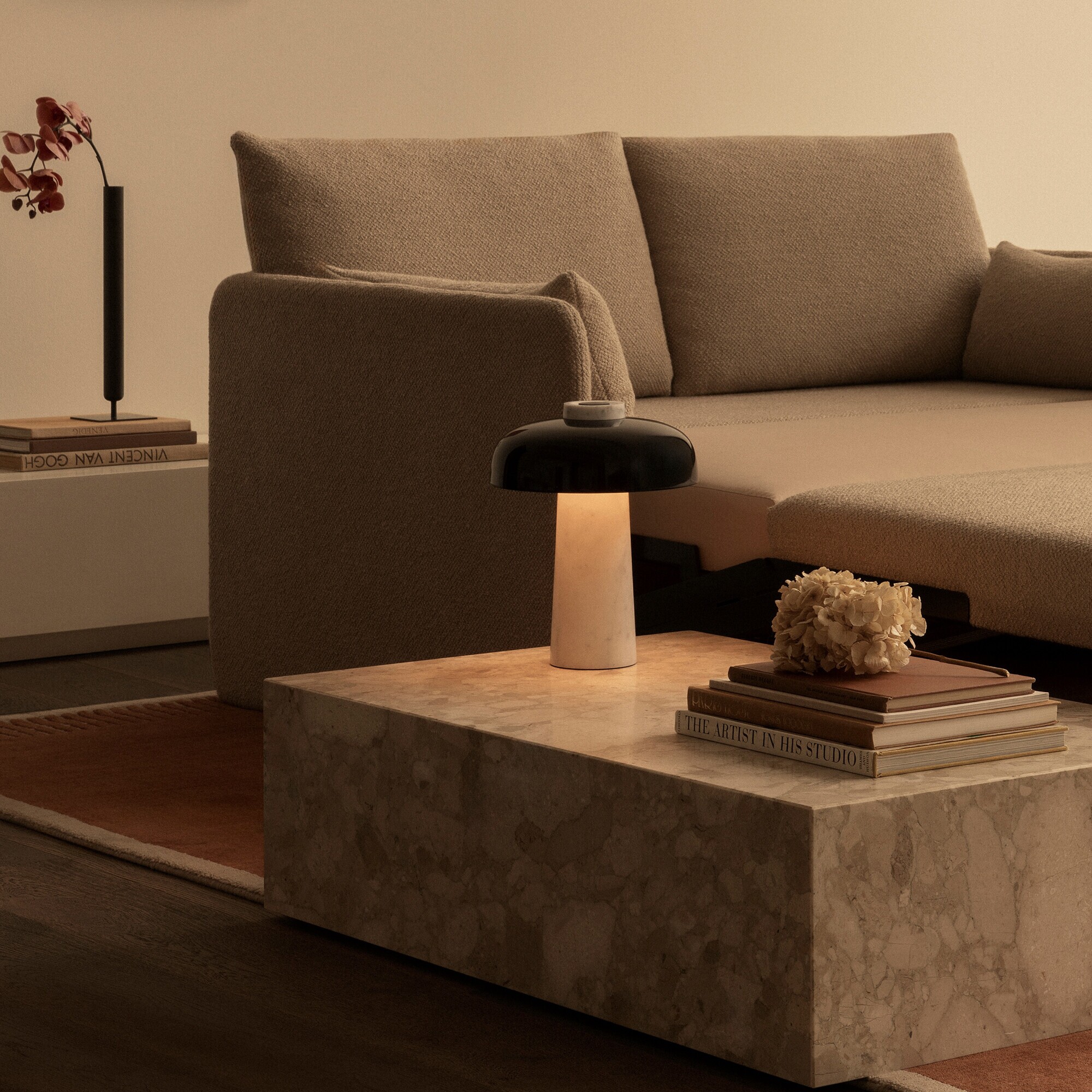 Offset 2-Seater Sofa Bed 145x105cm