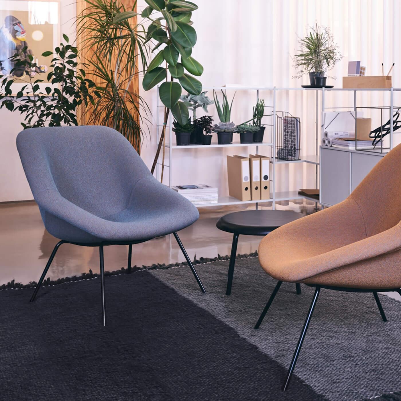 H 55 Lounge Chair Frame Black