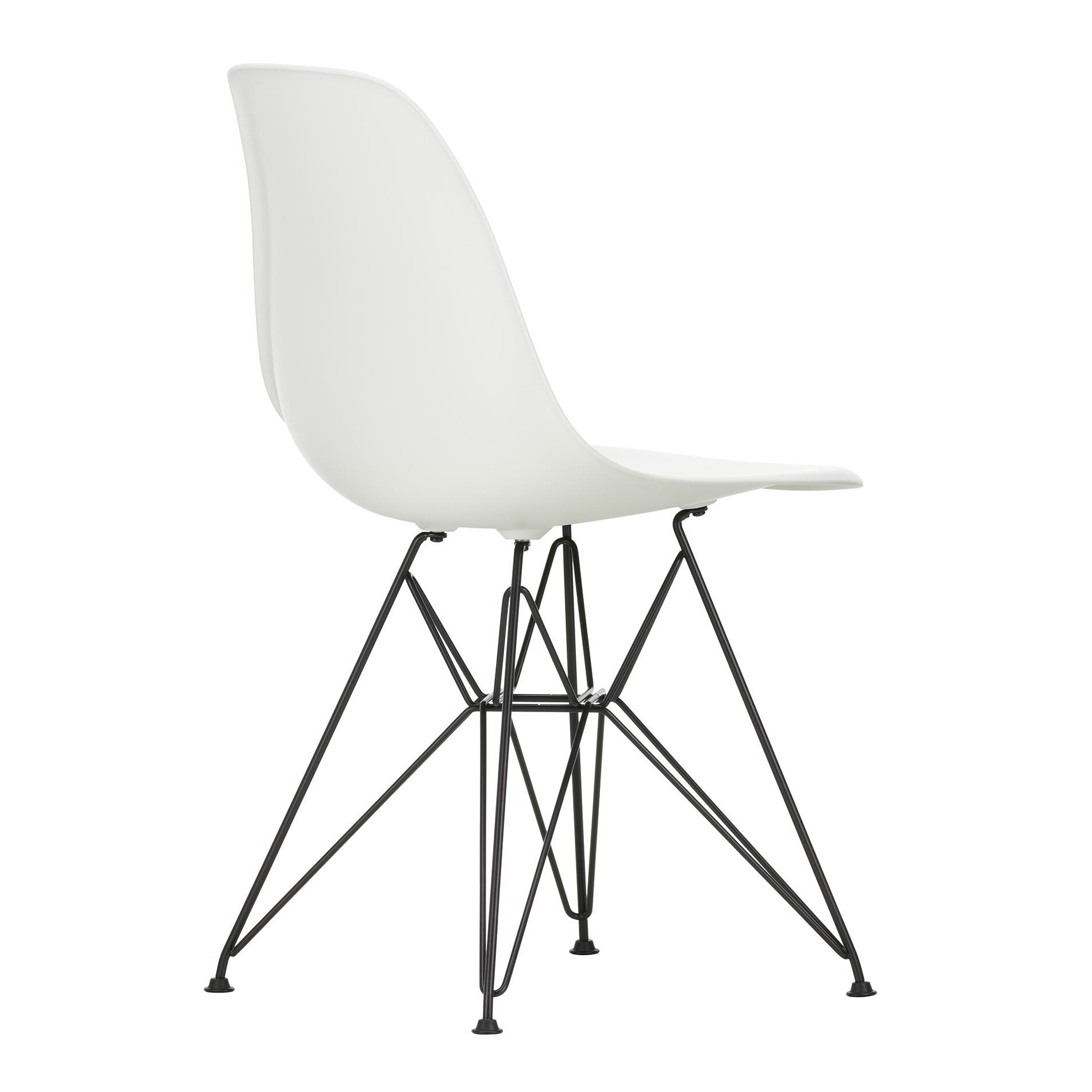 Eames Plastic Side Chair DSR Black Base