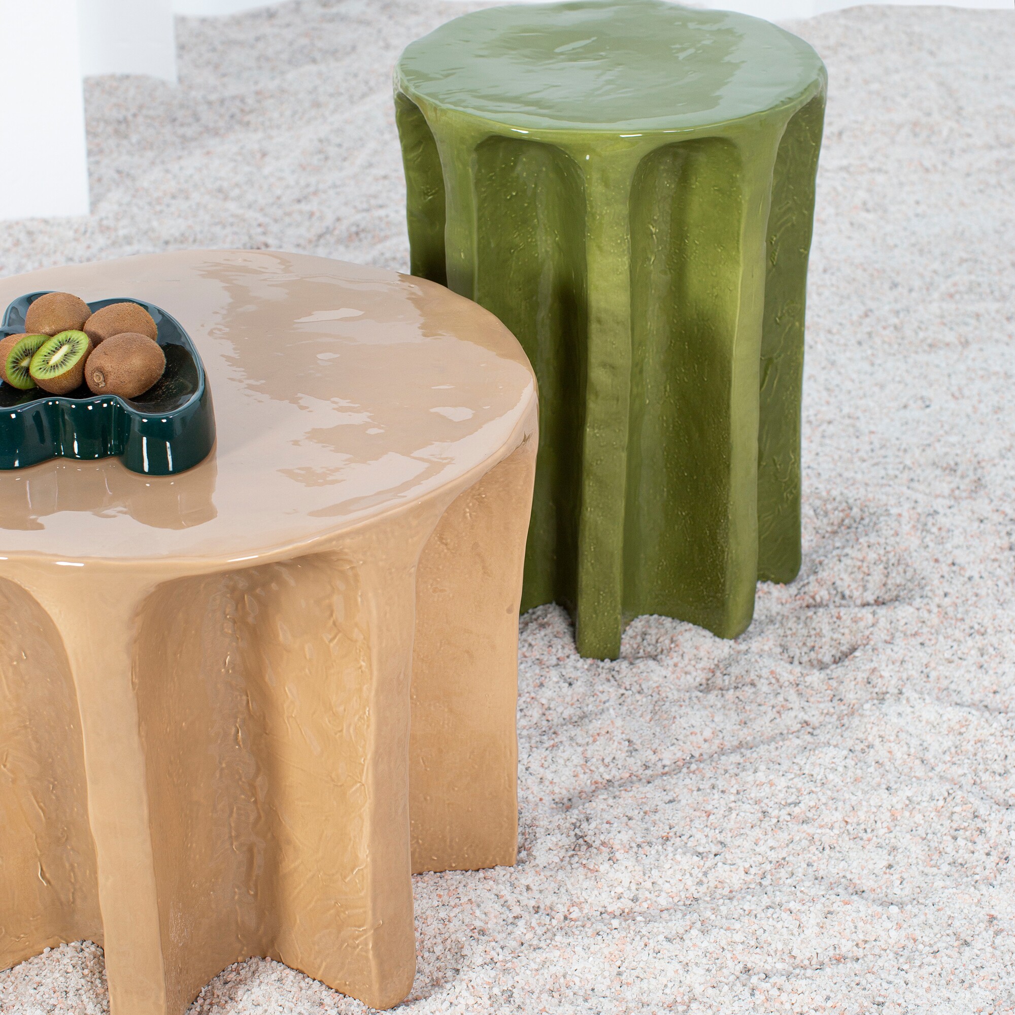 Chouchou Round Stool/Side Table H 57cm