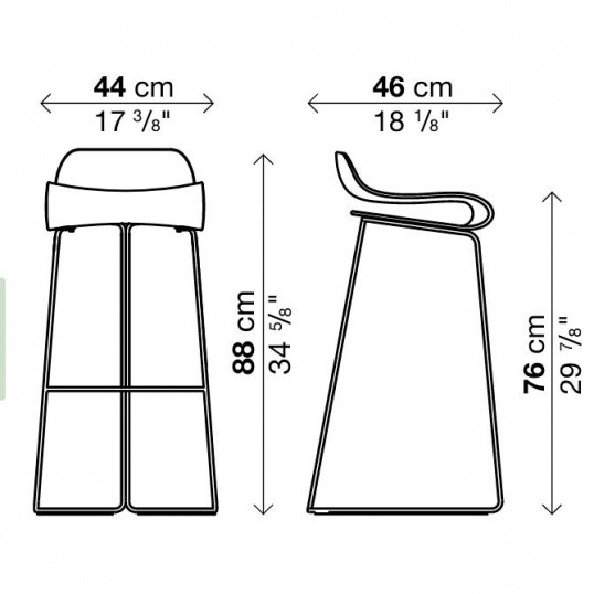 BCN Stool / Bar Stool