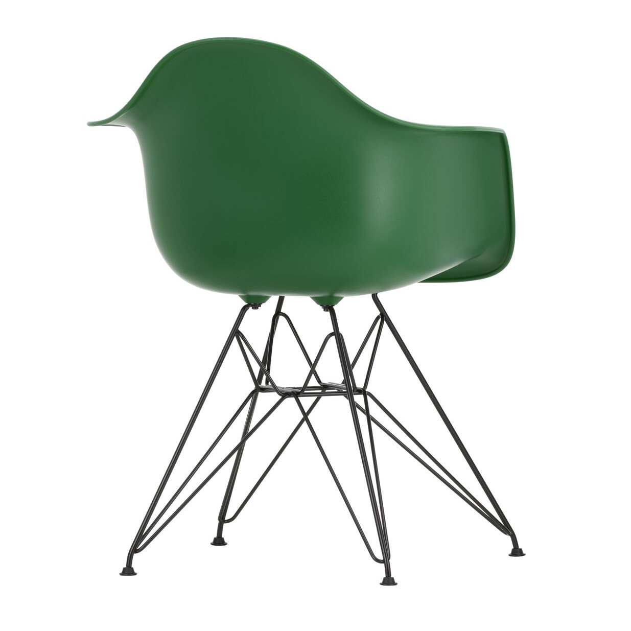 Eames Plastic Armchair DAR RE Black Base