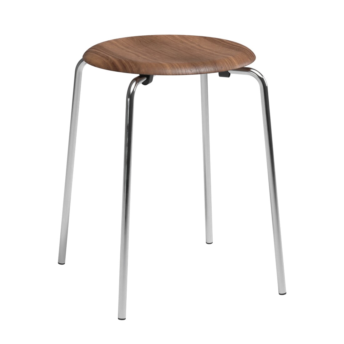 DOT™ Stool Veneer Chromed Steel Base