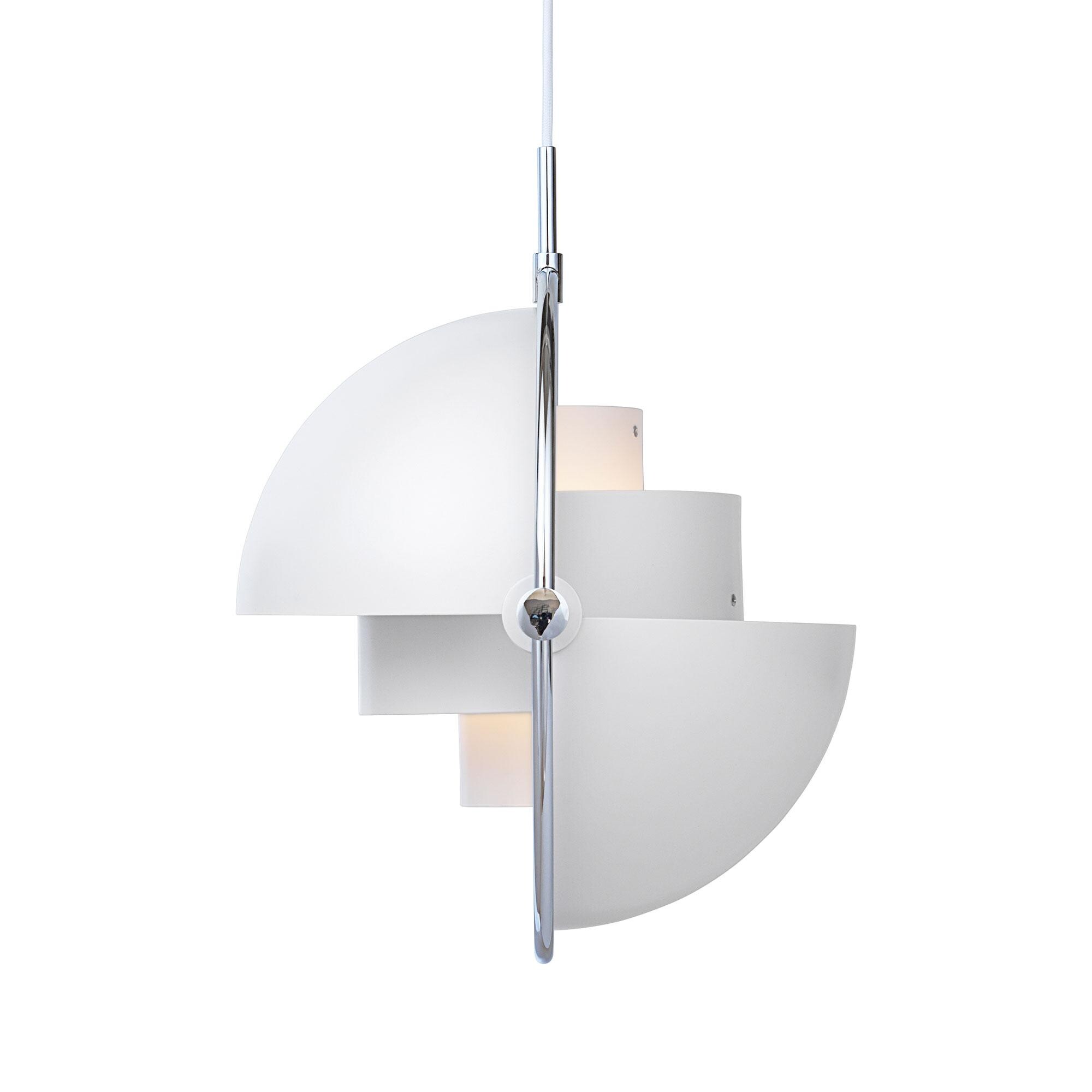 Multi-Lite Suspension Lamp Ø36cm Frame Chrome