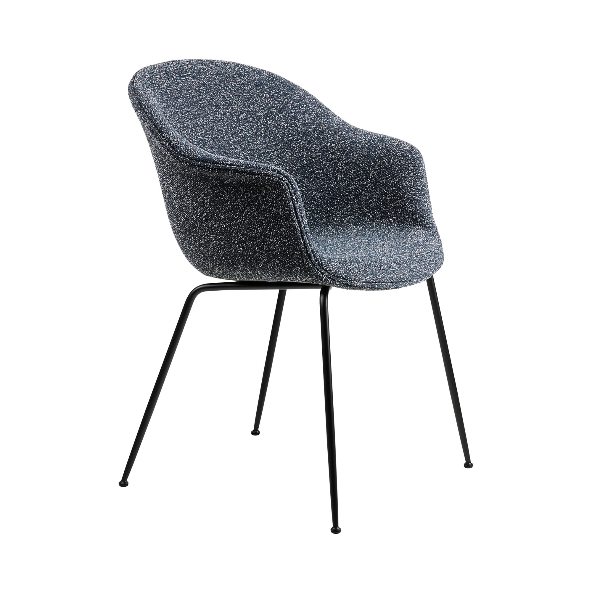 Bat Dining Chair Fully Upholstered Base Conic