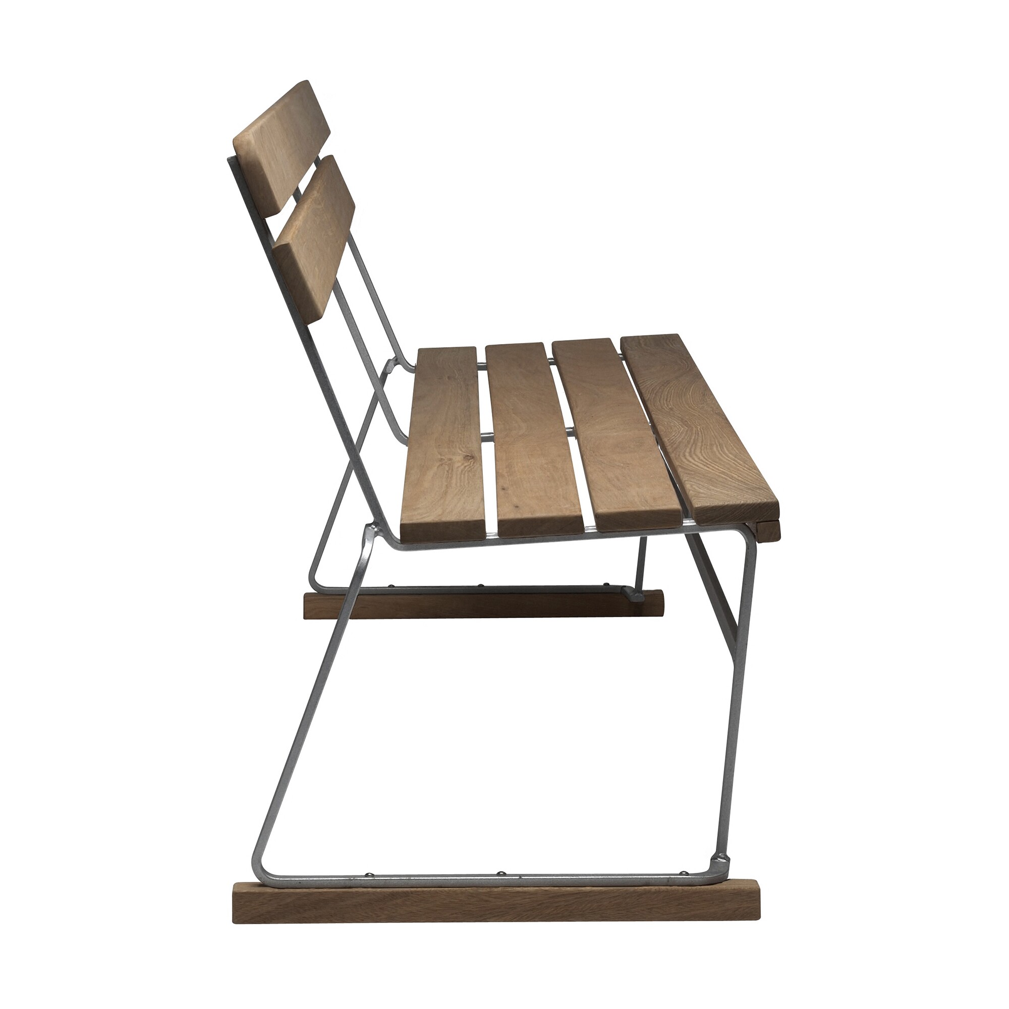 5 Garden Bench 204x77cm Oak