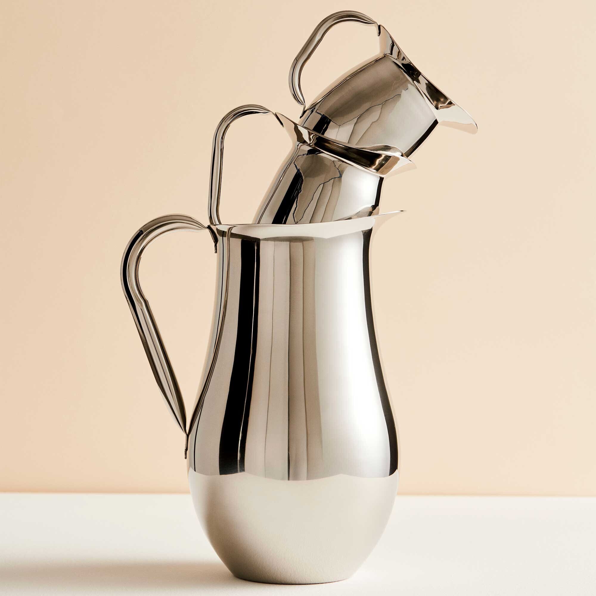 Indian Steel Pitcher Tall