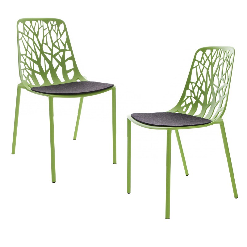Forest Garden Chair 2-Piece Set Incl. Pads