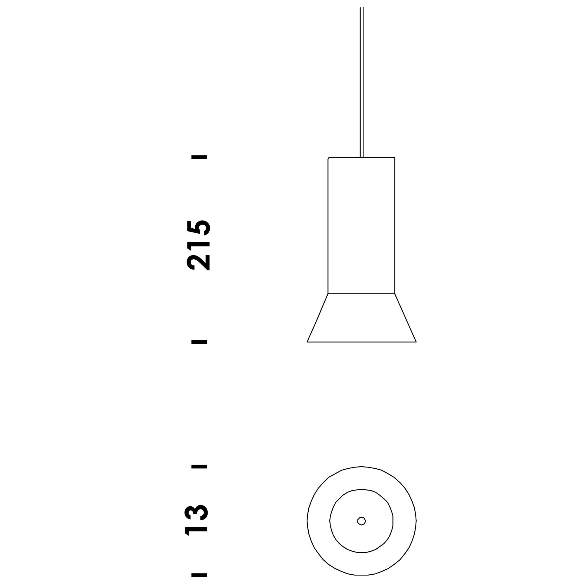 Hat Suspension Lamp S