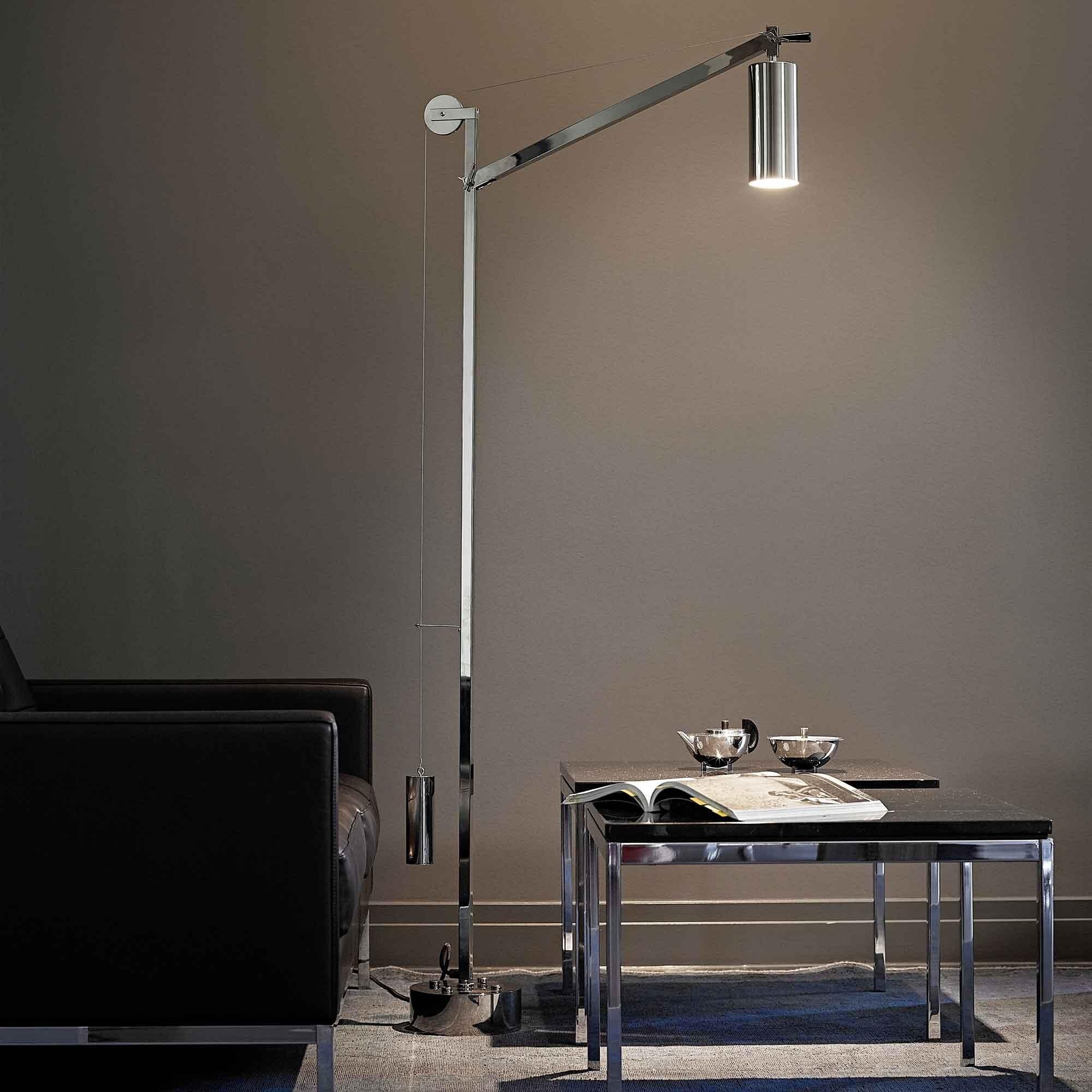 BH 23 Bauhaus Floor Lamp with counterbalance