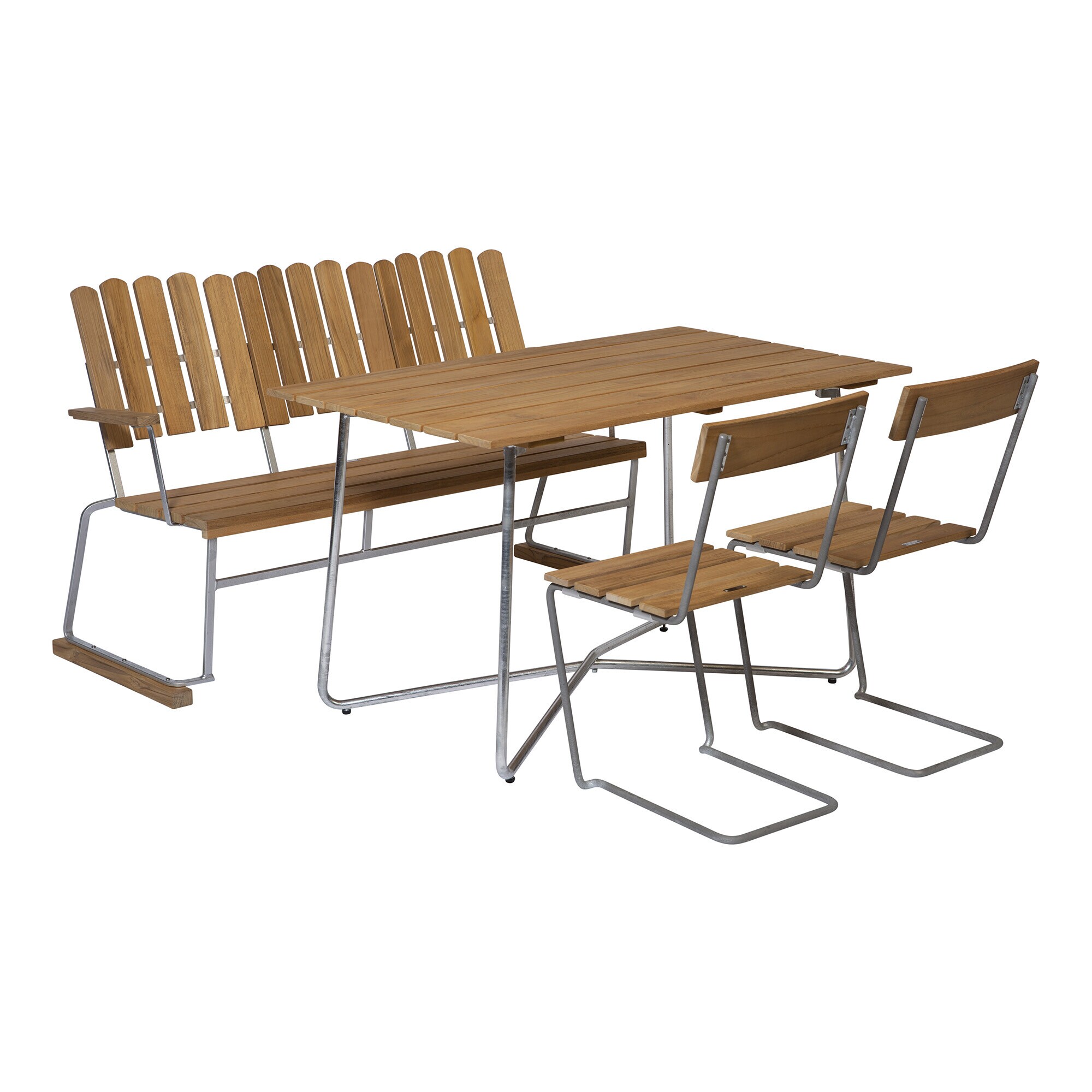 B25A 120 Garden Dining Table 120x70cm Teak