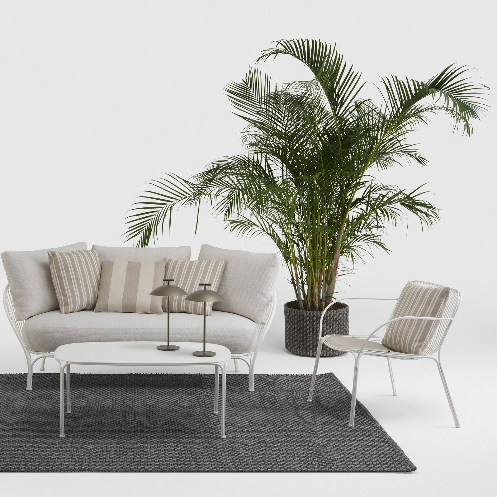 Hiray Garden Sofa 162x85cm