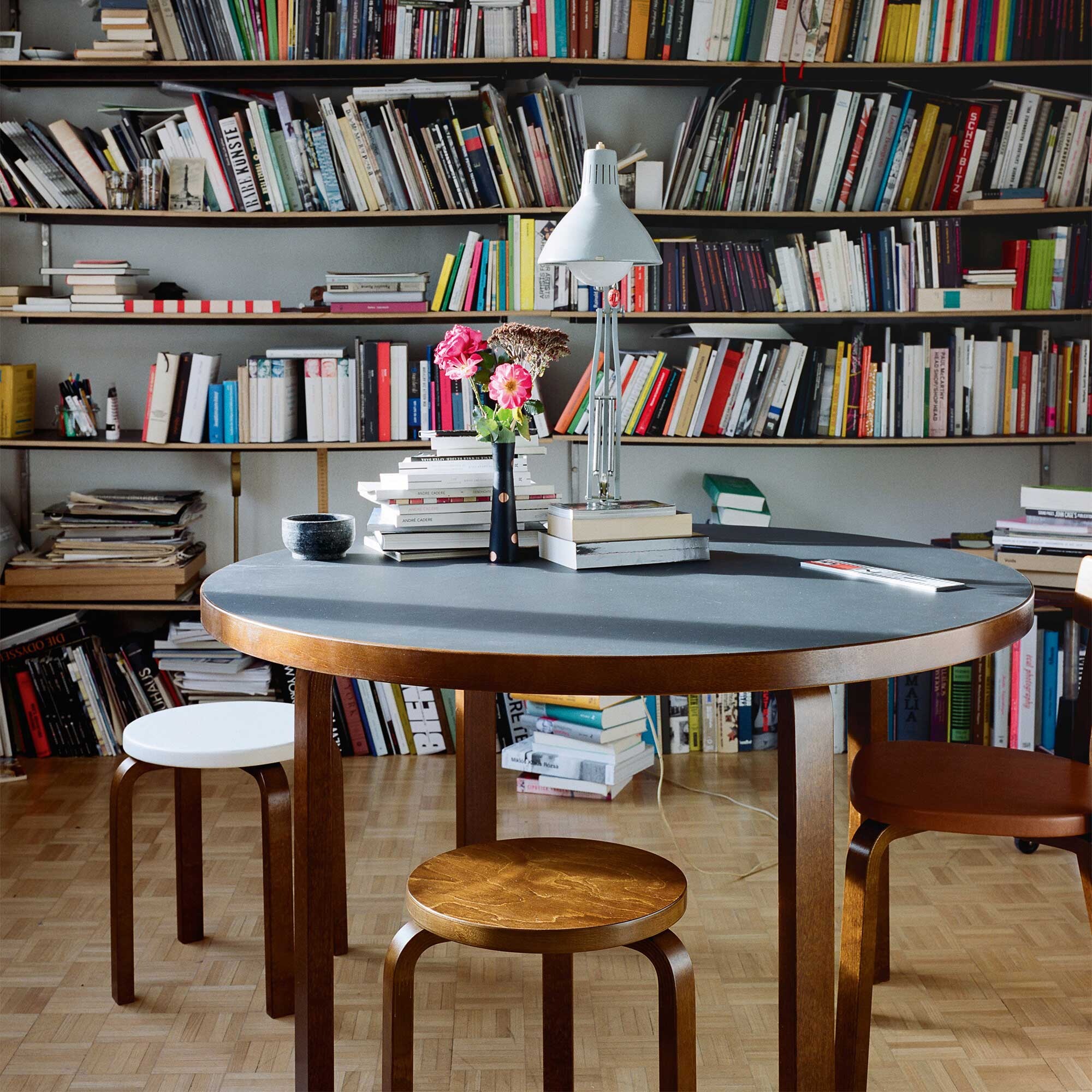 E60 Stool Stained Base