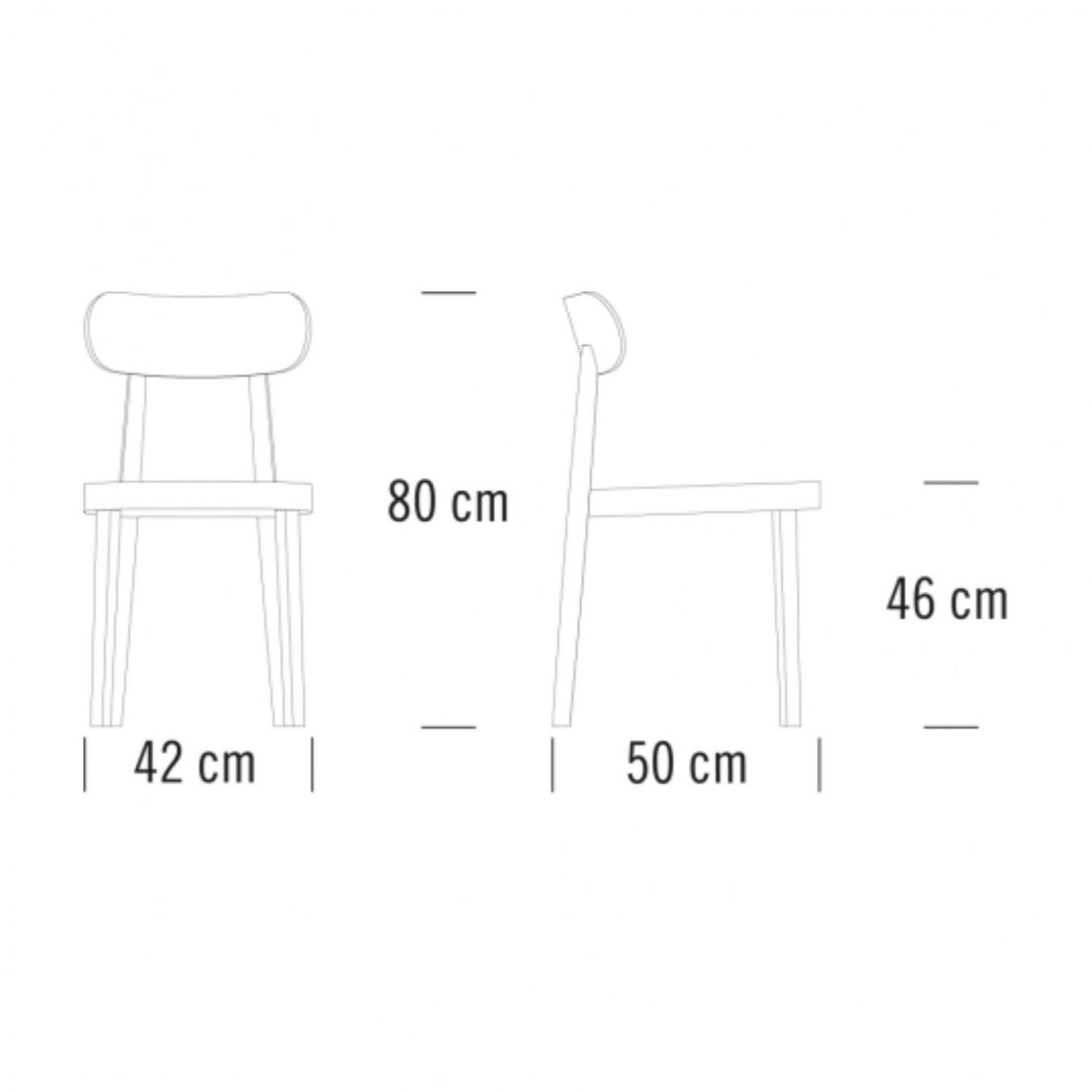 118 M Chair with Moulded Seat
