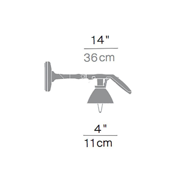 Fortebraccio Faretto Wall/ Ceiling Lamp 60W