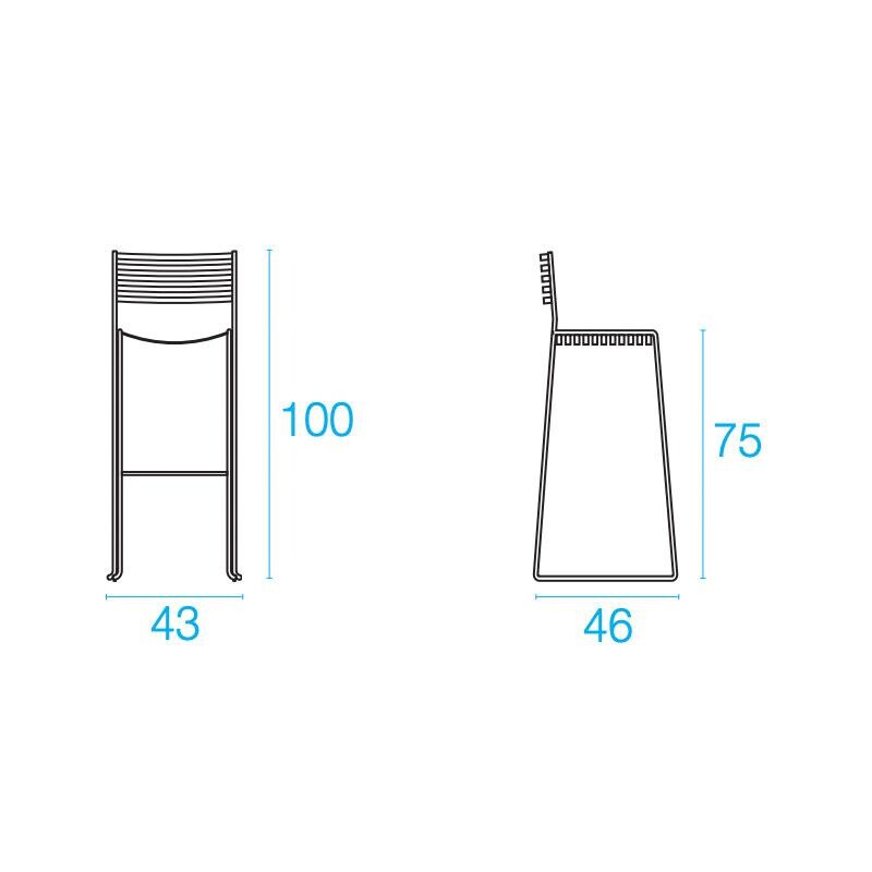 Aero Garden Bar Stool