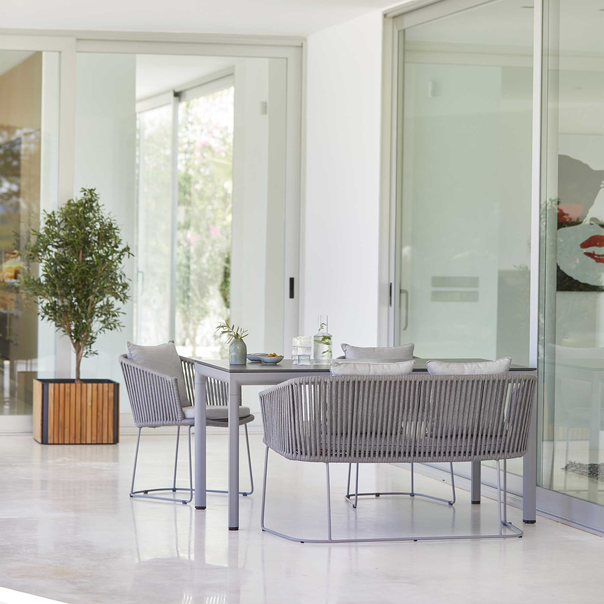 Moments Outdoor Armchair with Skids