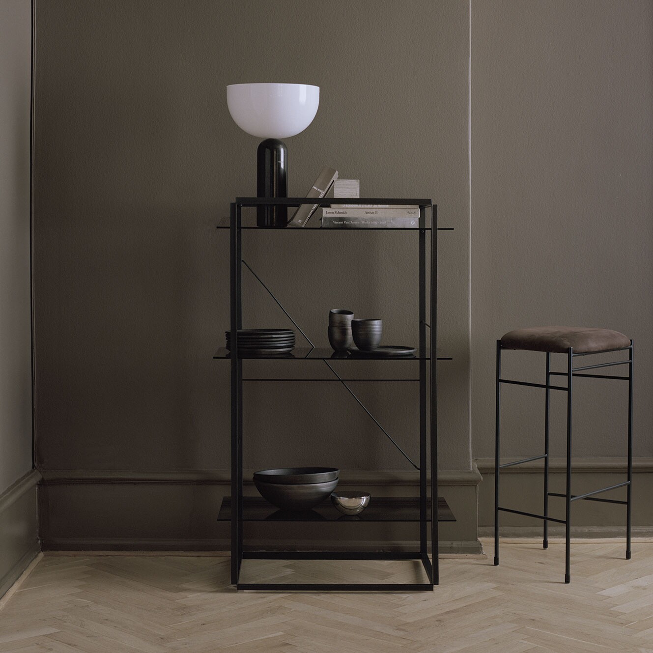 Covent Bar Stool Leather 75cm