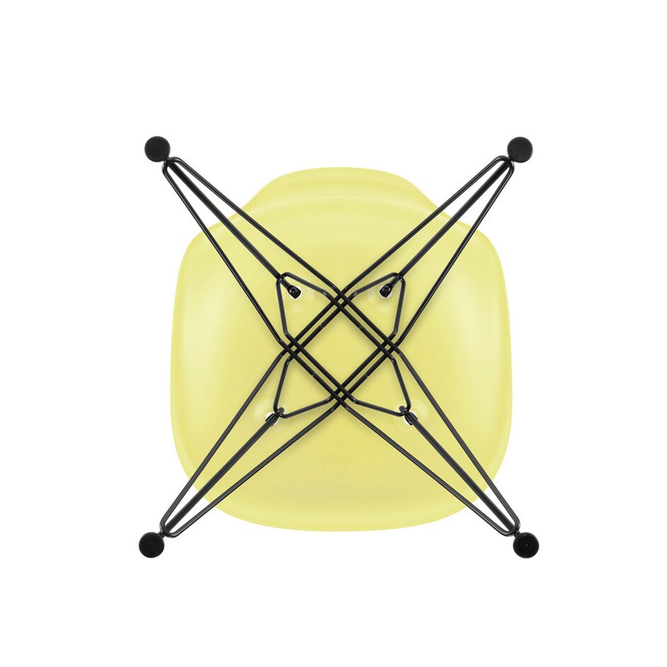 Eames Plastic Side Chair DSR RE Black Base