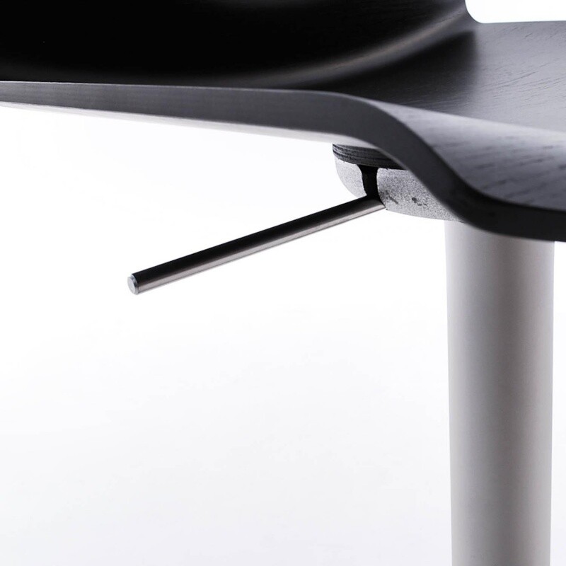 Kai S39 Bar Stool Seat Oak 54-79cm