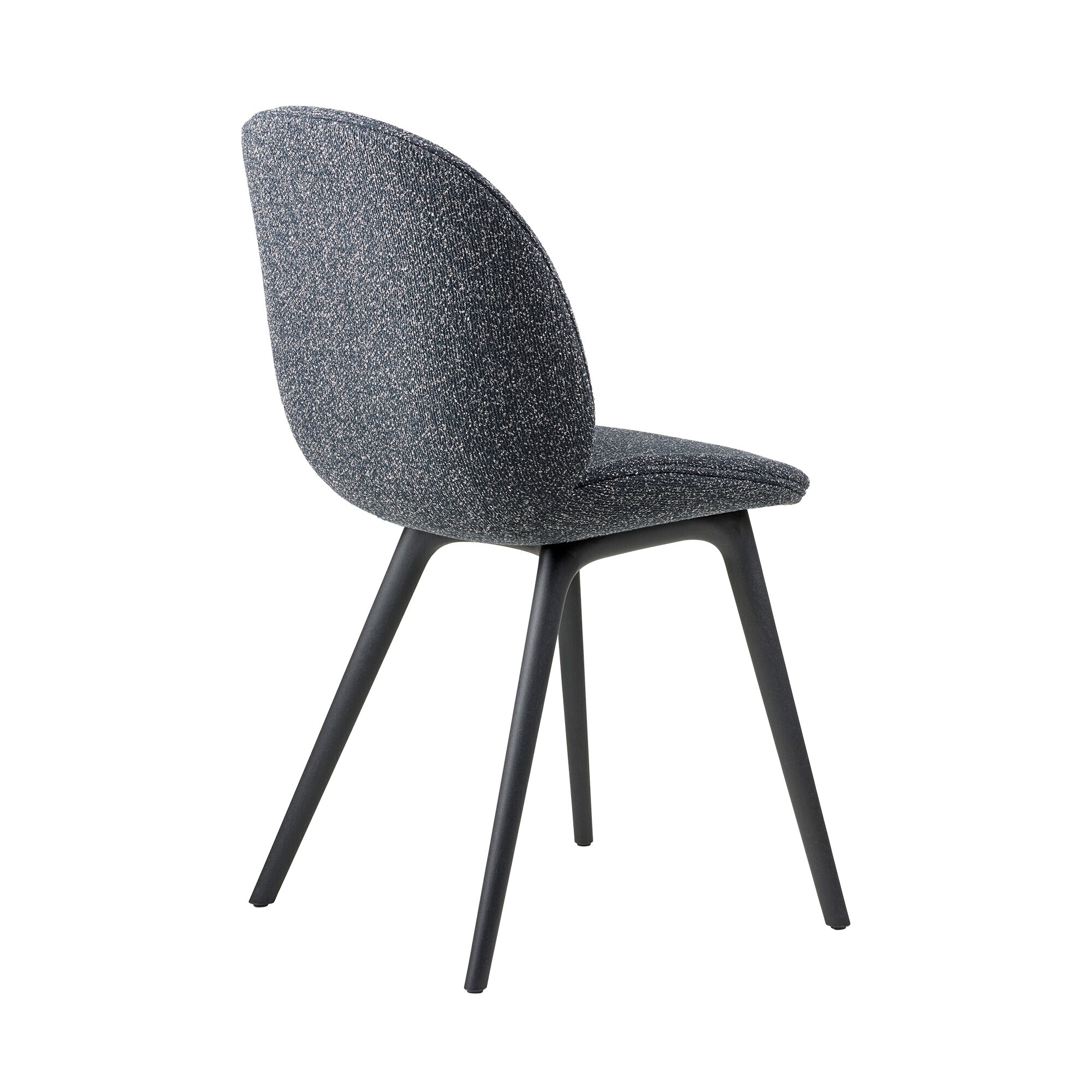 Beetle Dining Chair Full Upholstered Base Plastic