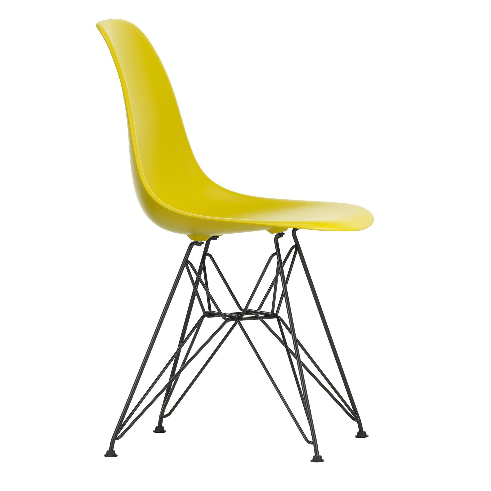 Eames Plastic Side Chair DSR RE Black Base