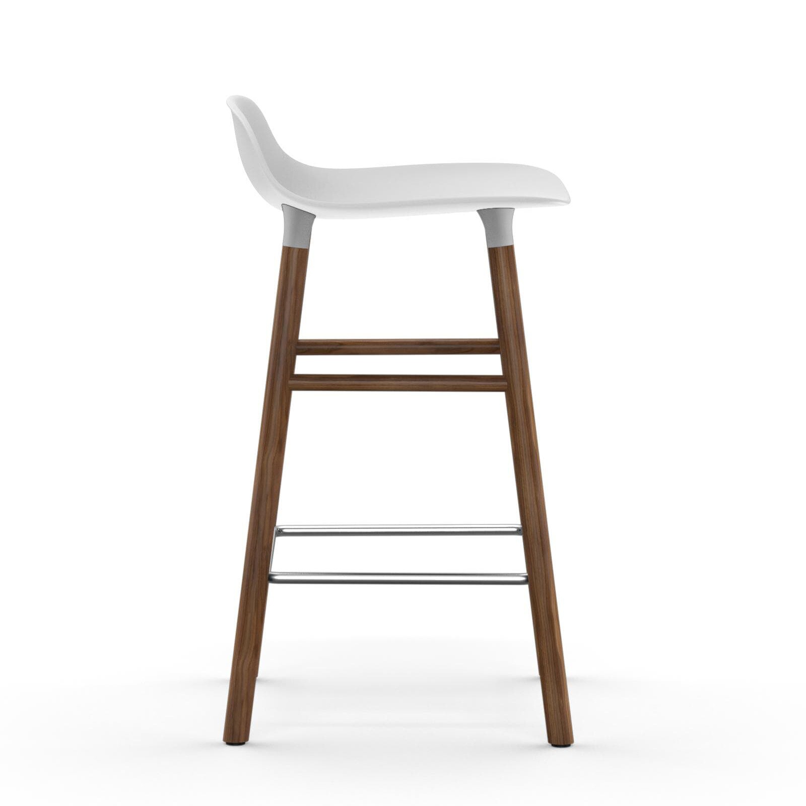 Form Bar Stool Walnut Base 65cm