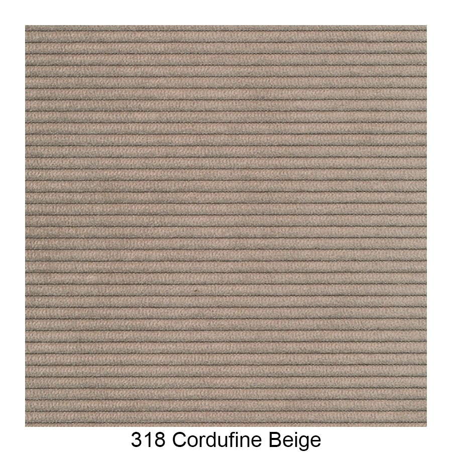 Ghia Sofa Bed Corduroy Legs Chromed Steel 210x93cm