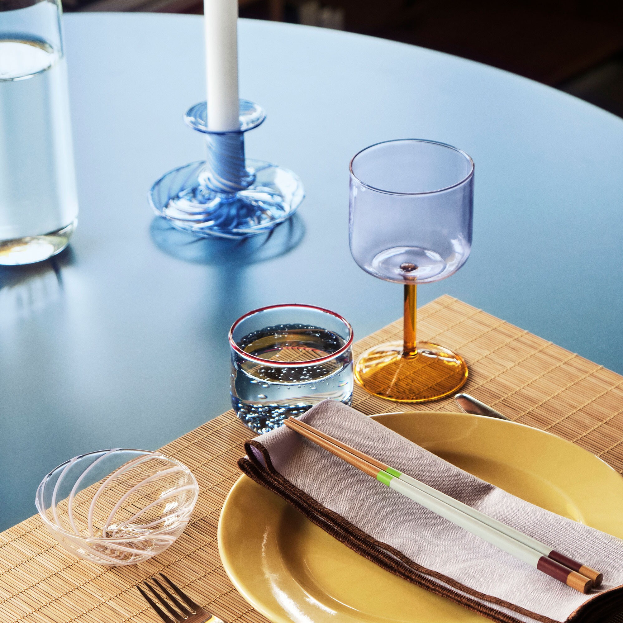 Flare Stripe Candle Holder