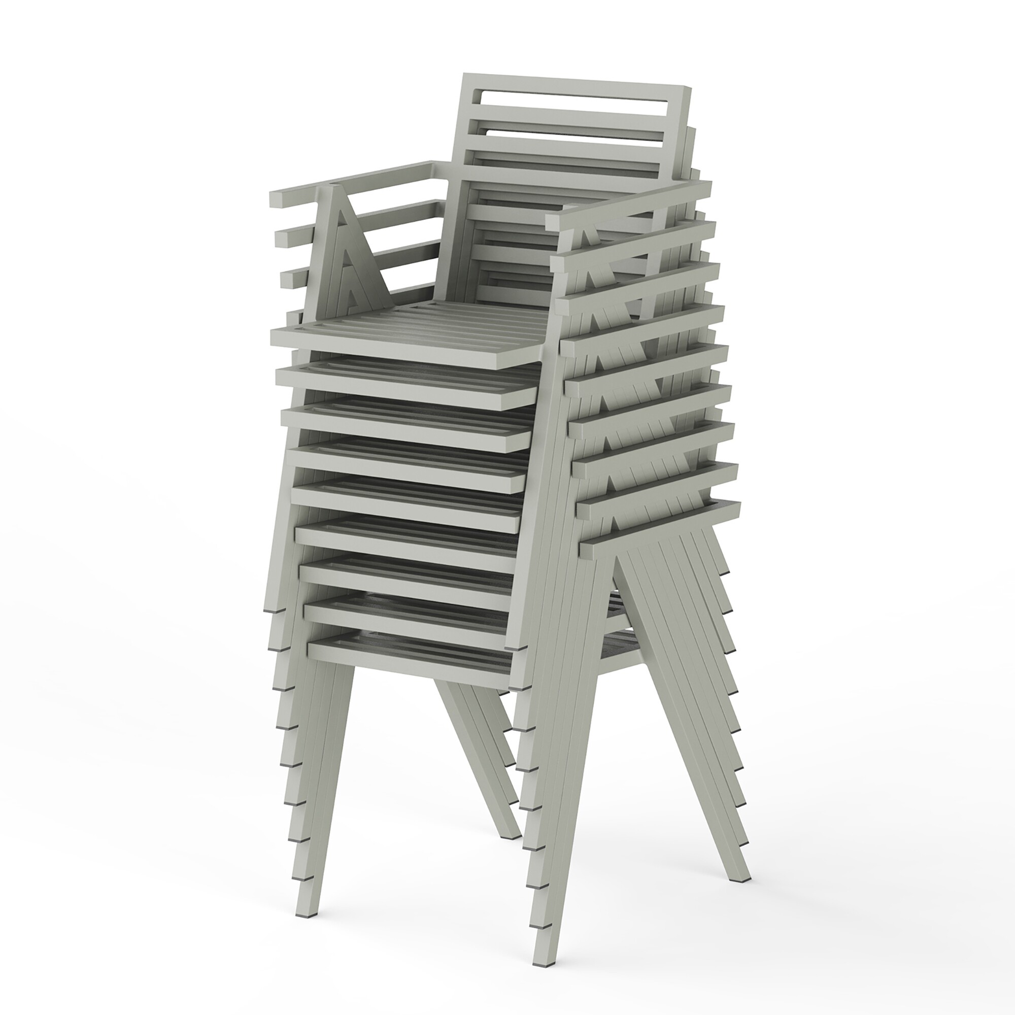 19 Outdoors Stacking Armchair