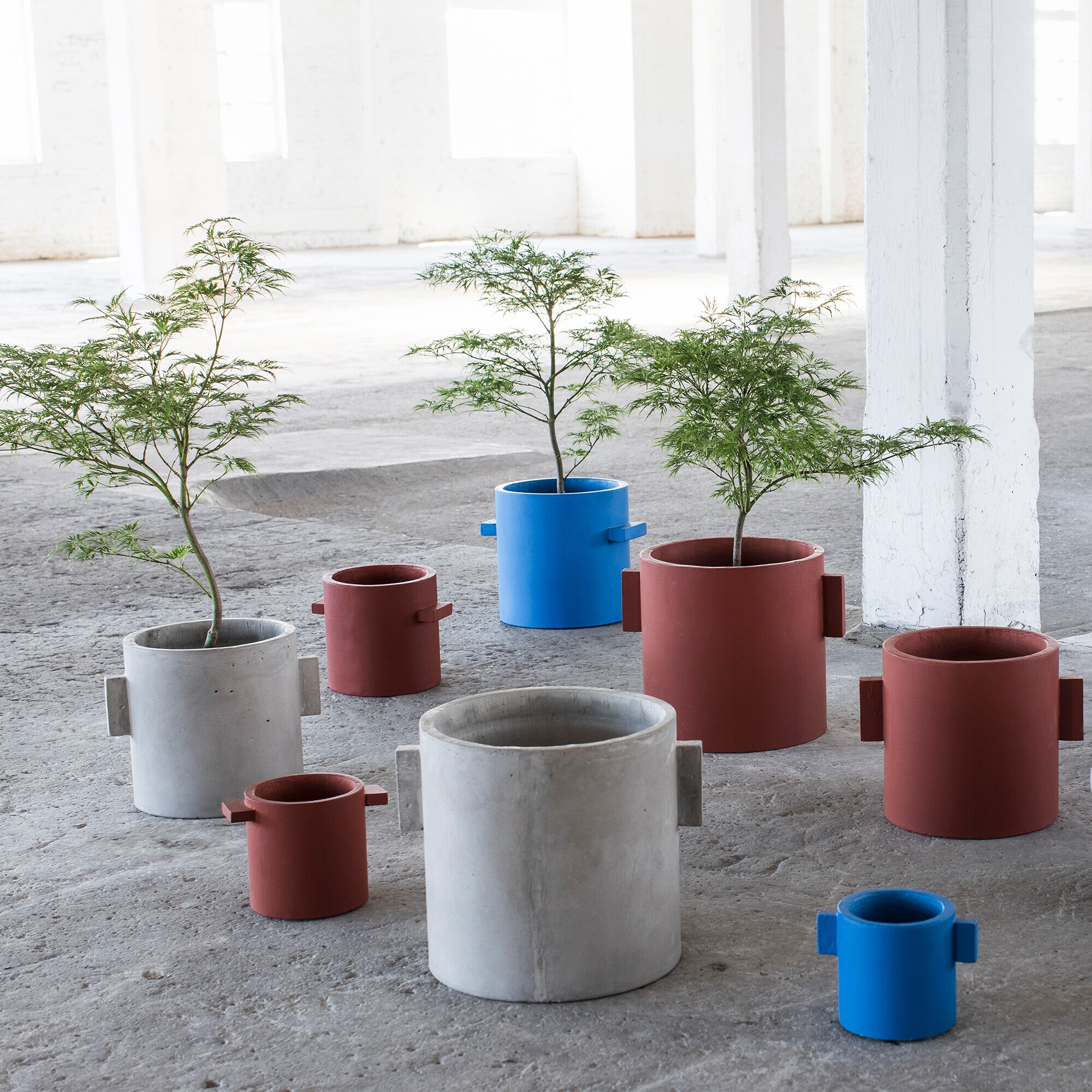 Concrete Flower Pot Ø 30cm