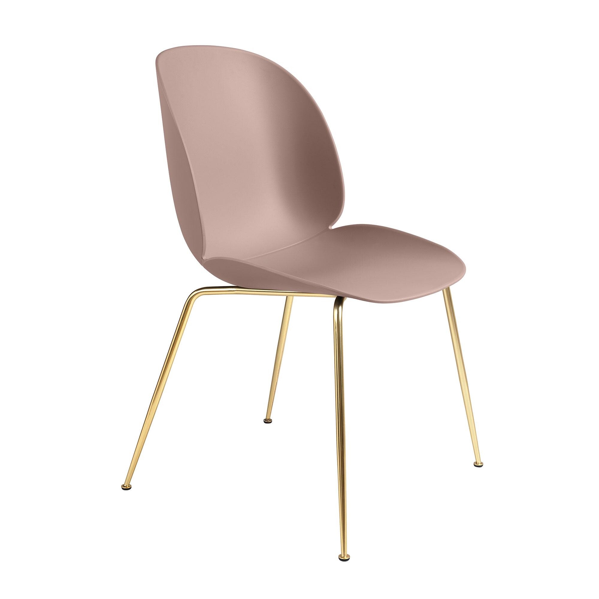 Beetle Dining Chair Frame Brass