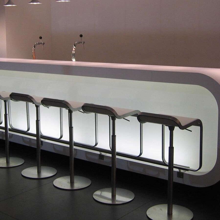 LEM S80 Bar Stool Seat Stainless Steel 66-79cm