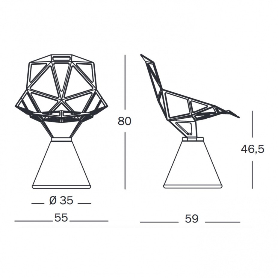 Chair One Swivel Chair With Concrete Base