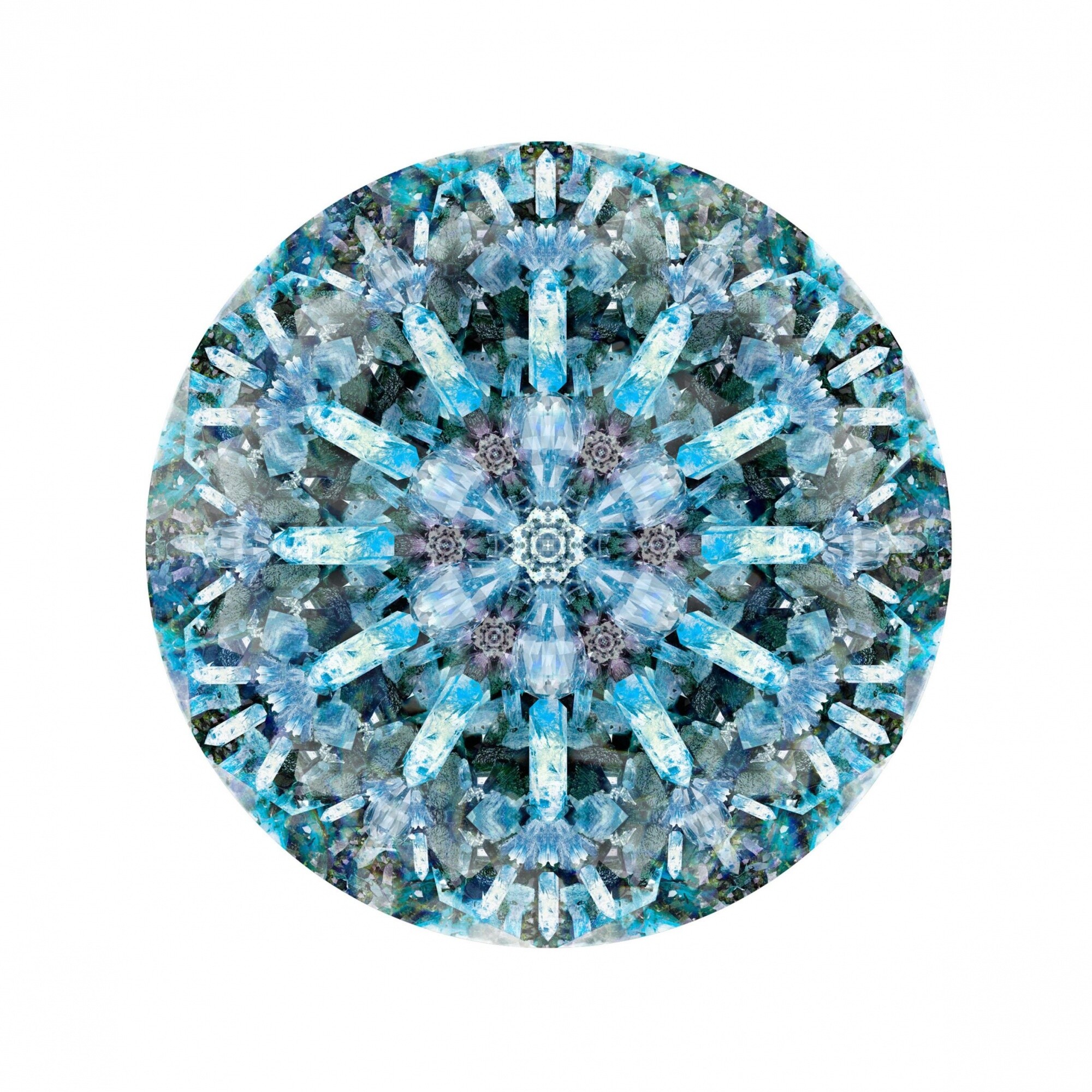 Crystal Ice Carpet Round