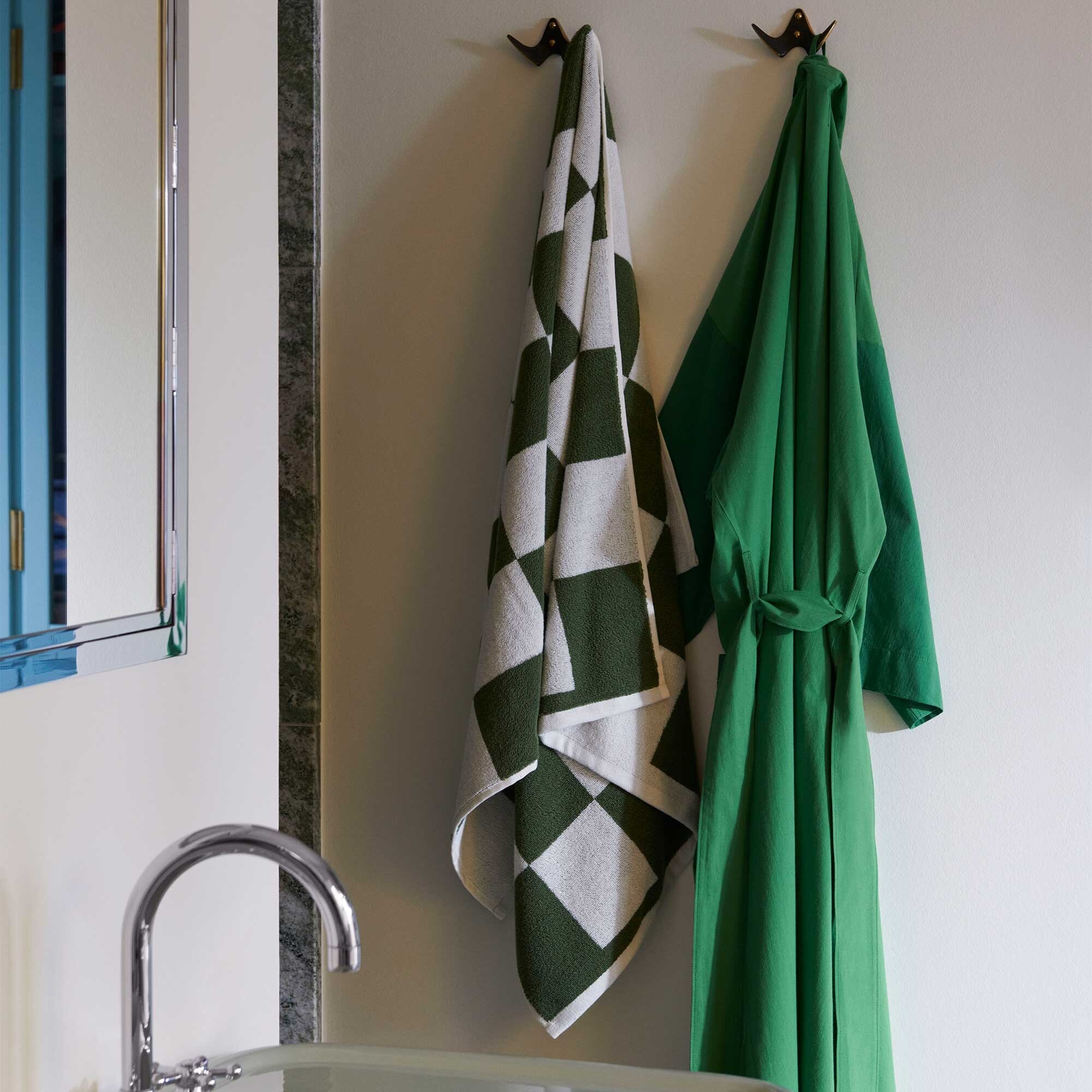 Check Bath Towel 70x136cm
