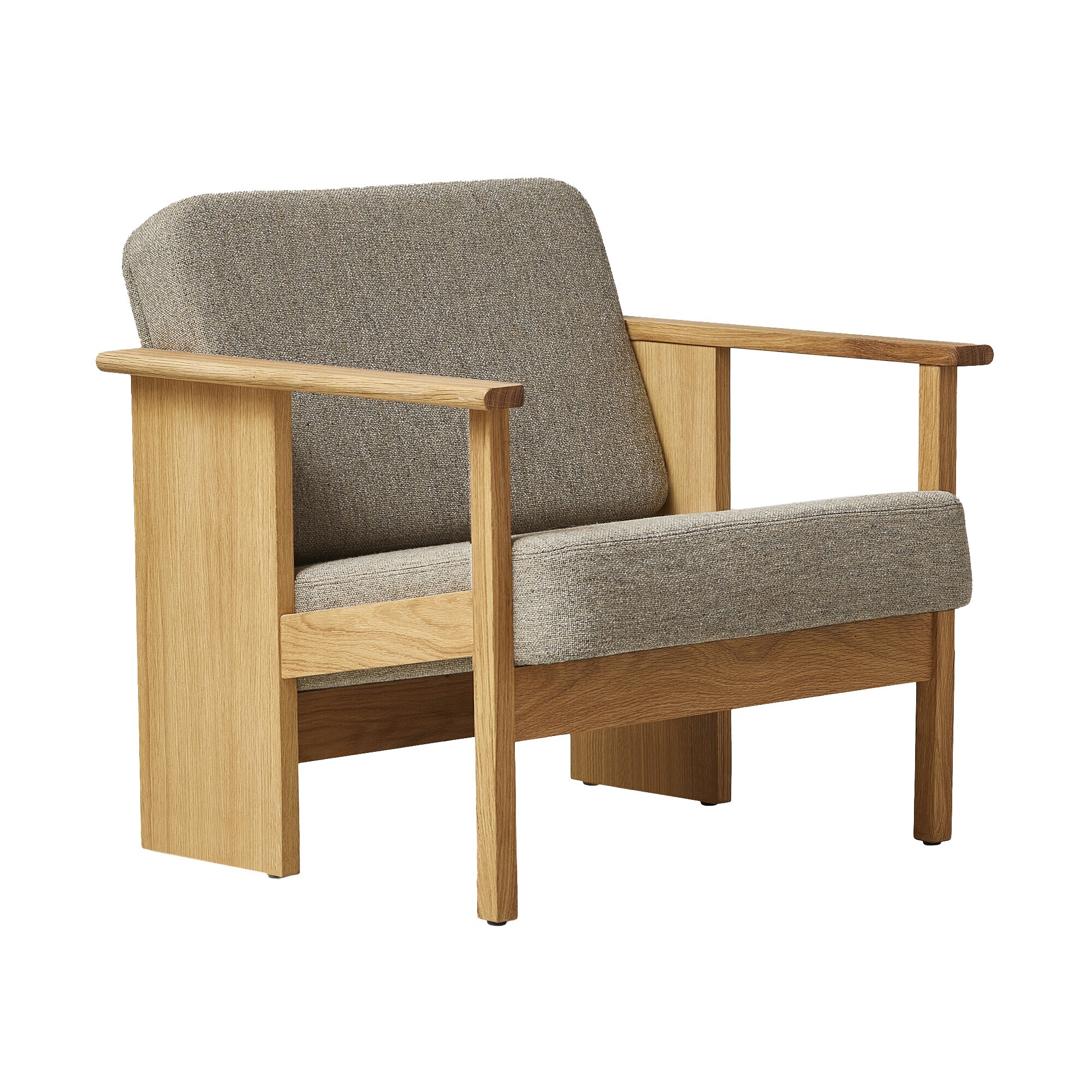 Block Lounge Chair Oak Oiled