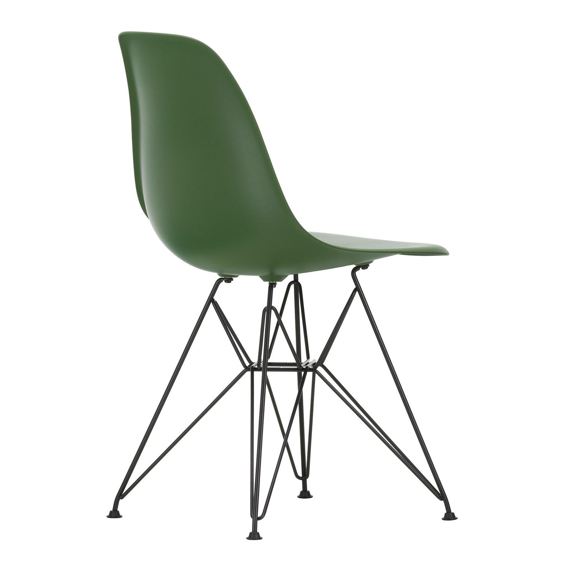 Eames Plastic Side Chair DSR RE Black Base