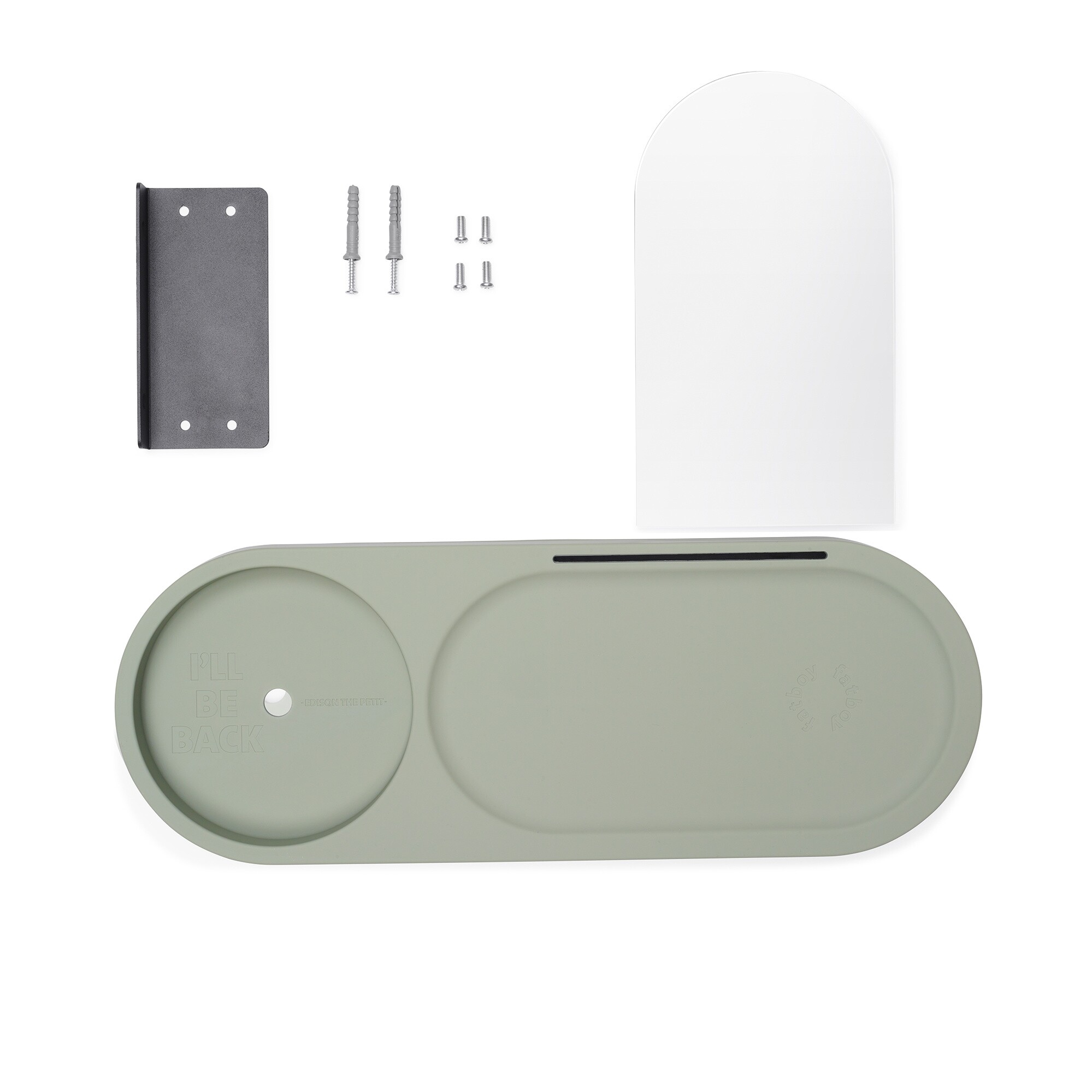 Edison the Petit Residence Storage Board with LED Lamp