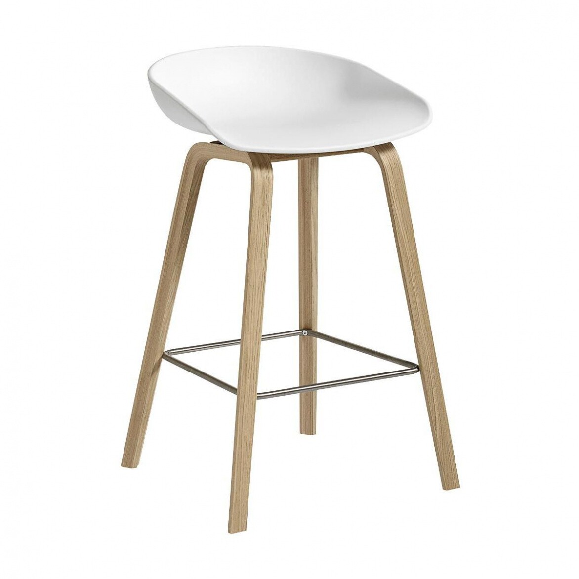 AAS 32 2.0 Bar Stool Low Lacquered Oak