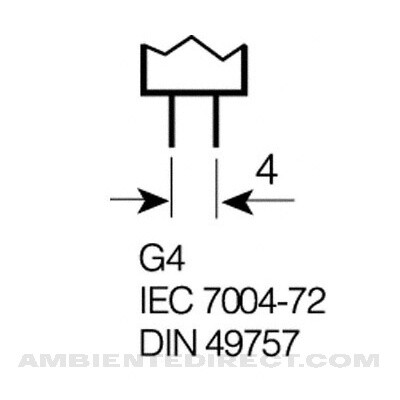 HALO G4 PIN CLEAR 12V 14W