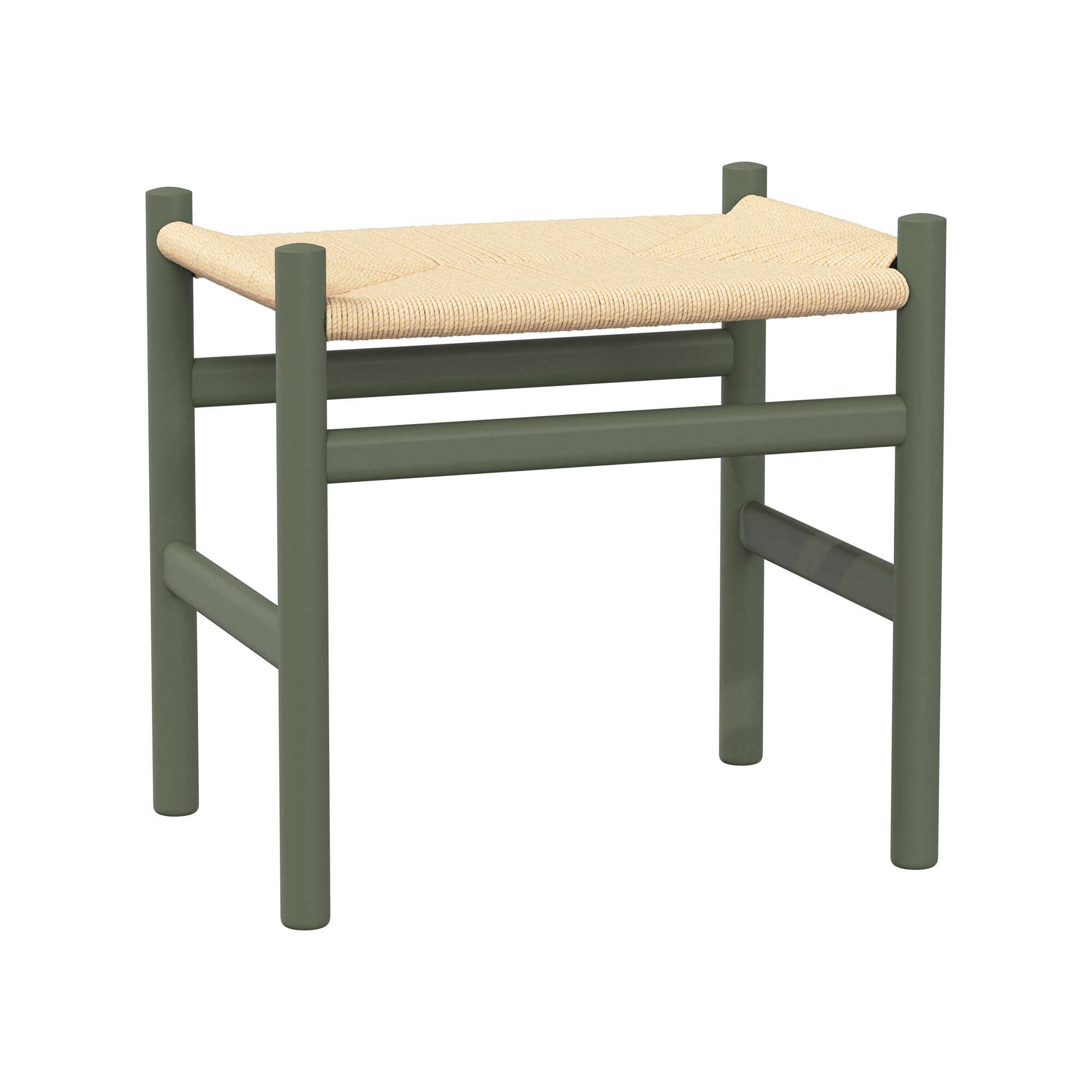 CH53 Soft Tones Footstool Frame Beech