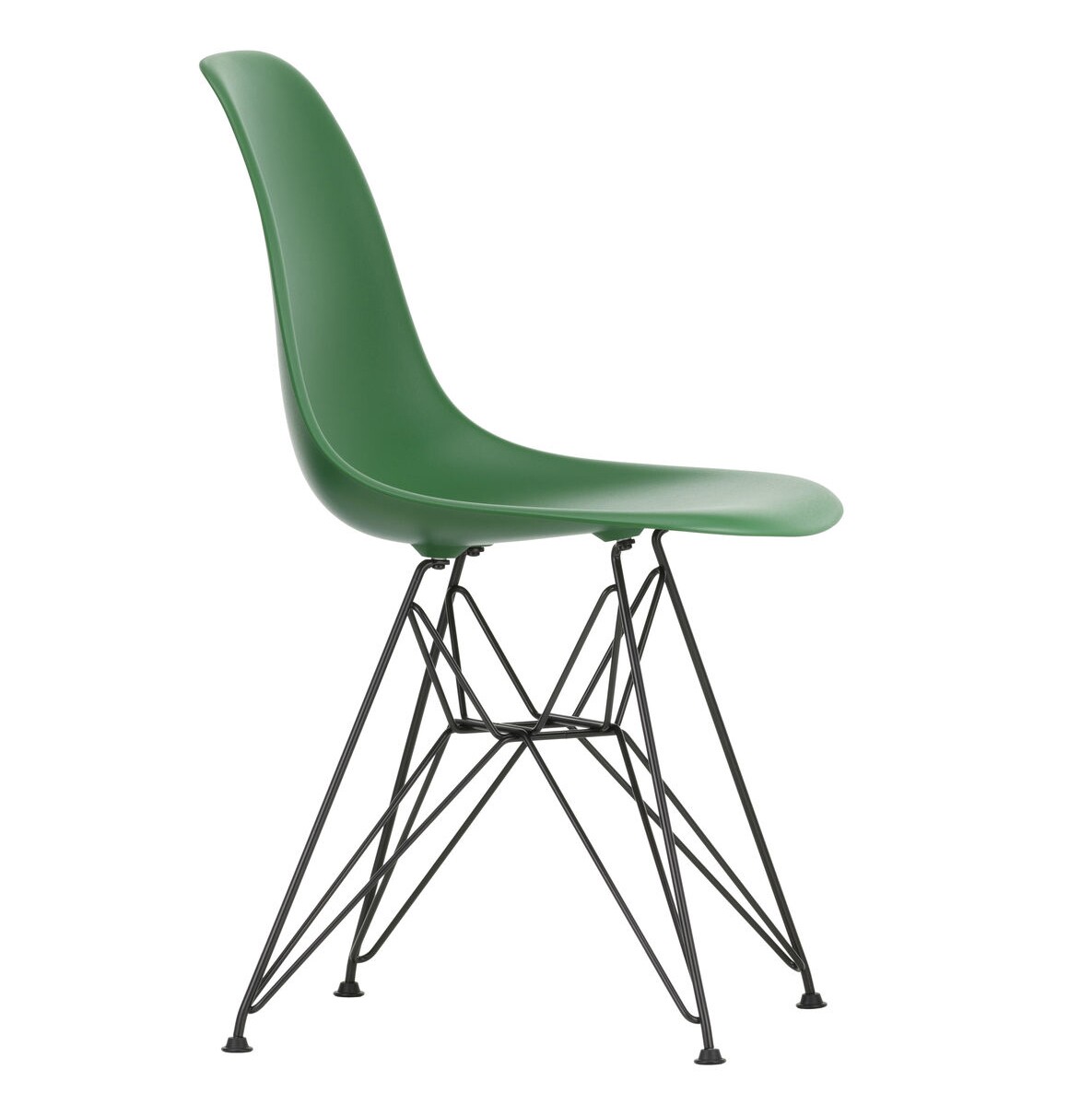 Eames Plastic Side Chair DSR RE Black Base